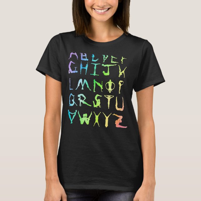 Retro Graphic Gymnast Gymnastics Acrobat Acrobatic T-Shirt (Vorderseite)