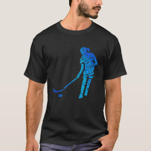 Retro Graphic Hockey Player Hockey Hockey Hockey S T-Shirt