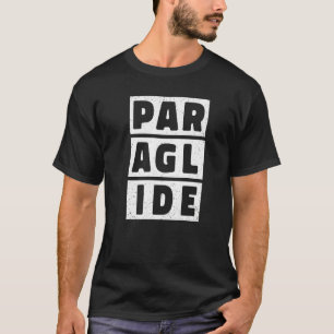 Retro Graphic Paragliding Paraglider Sky T-Shirt