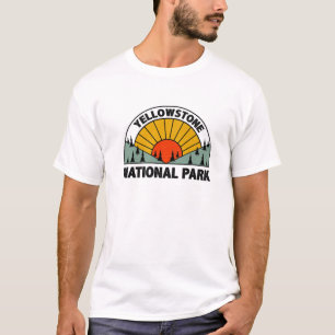Retro Graphic Travel Lover Vintag Yellowstone Nat T-Shirt