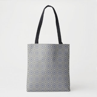 Retro-Grau gemusterte Tote-Bag Tasche