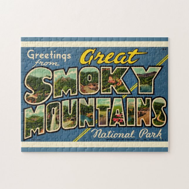 Retro Great Smoky Mountains (Horizontal)