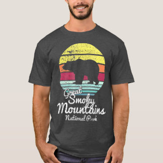 Retro Great Smoky Mountains National Park TN T-Shirt