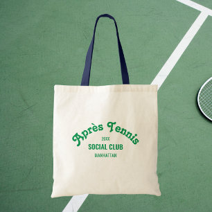 Retro Green Après Tennis Social Club Navy Henkel Tragetasche