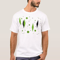Retro Green Diamonds and Sternexplosionen T - Shir