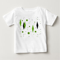 Retro Green Diamonds & Sternexplosionen Baby T - S