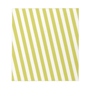 Retro Green Strip Muster Notizblock