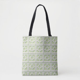 Retro Green Trellis Tasche