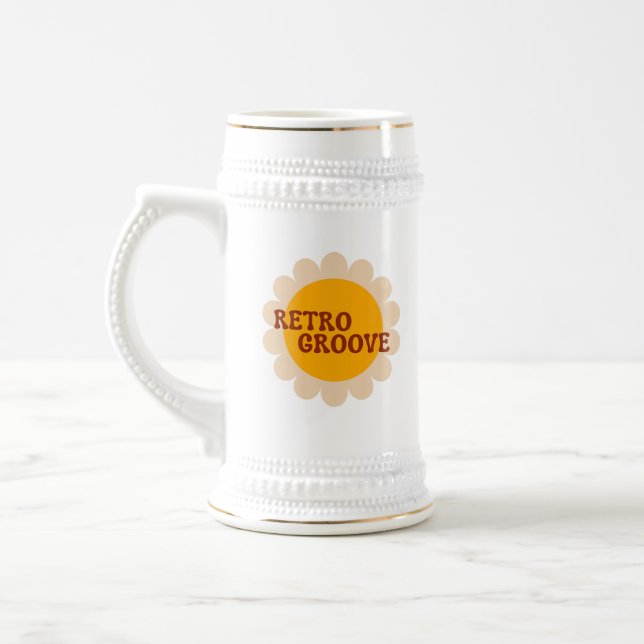 Retro Groove Bierglas (Links)