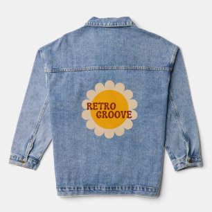 Retro Groove Denim-Jacke Jeansjacke