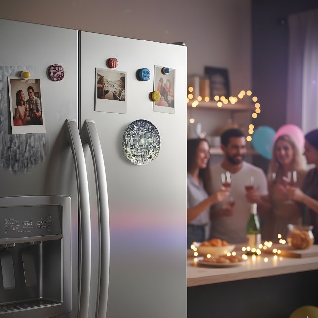 Retro Groove - Disco Ball Magnet (Von Creator hochgeladen)