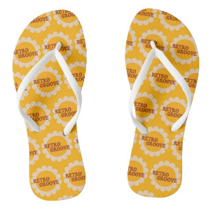 Retro Groove Flip Flops