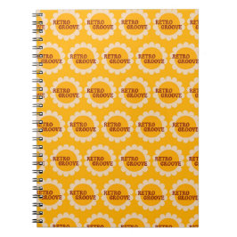 Retro Groove Notebook Notizblock