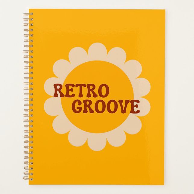 Retro Groove Planner Planer (Vorderseite)