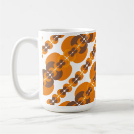 Retro Groovy 60's 70's Bubbles Muster Kaffeetasse