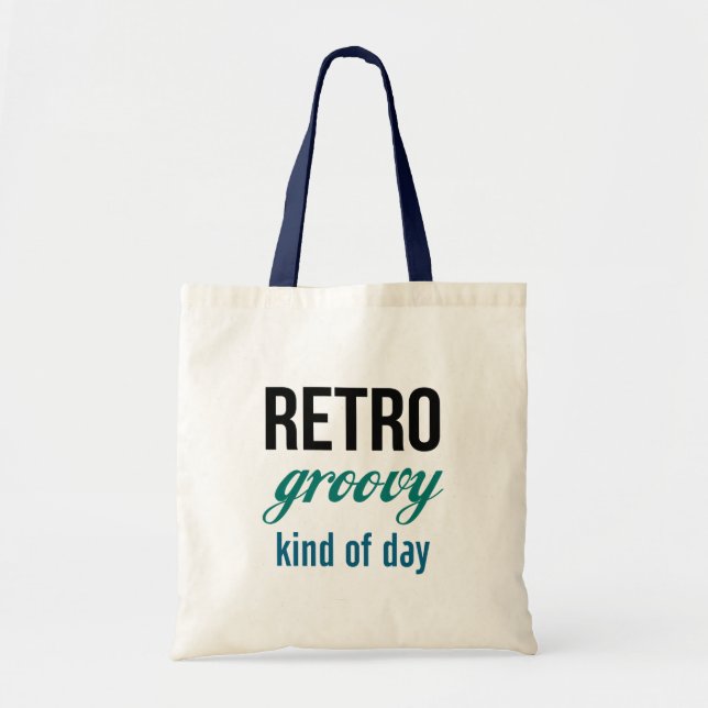 Retro Groovy Art Day Bag Tragetasche (Vorne)