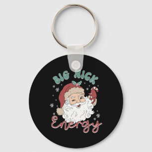 Retro Groovy Big Nick Santa Energy Fun Weihnachten Schlüsselanhänger