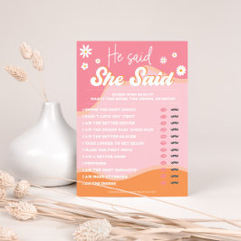 Retro Groovy Brautparty, 70er Hippie Vibes Daisy