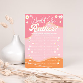 Retro Groovy Brautparty, 70er Hippie Vibes Daisy