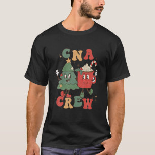 Retro Groovy CNA Crew Weihnachten Weihnachtsfeier T-Shirt
