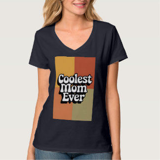 Retro Groovy Coolste Mama je T-Shirt