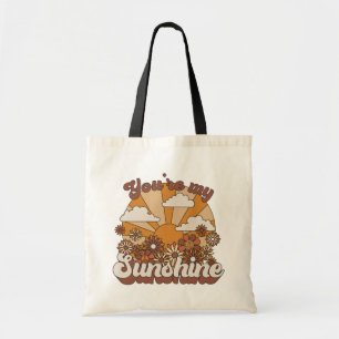 Retro Groovy   Du bist mein Sonnenschein Tragetasche