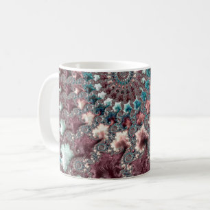 Retro Groovy Eclectic Bohemisch Spiral Fraktal Kaffeetasse