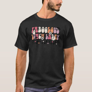 Retro Groovy Faboolous Lunch Lady Niedlich Ghost H T-Shirt