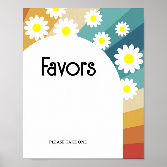 Retro Groovy - Favorposter Poster (Vorne)