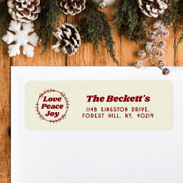 Retro Groovy Frohe Weihnachtsferien