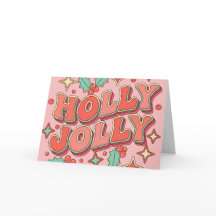 Retro Groovy Fröhliche Weihnachten