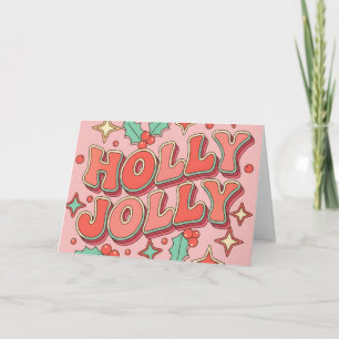 Retro Groovy Fröhliche Weihnachten