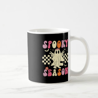 Retro Groovy Ghost Spooky Season Ghost Boo Hallowe Kaffeetasse