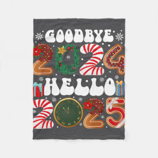 Retro Groovy Good Fleecedecke