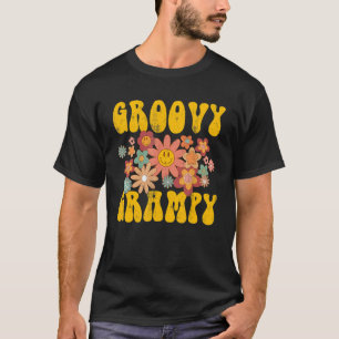 Retro Groovy Grampy Matching Family 1. Geburtstag T-Shirt