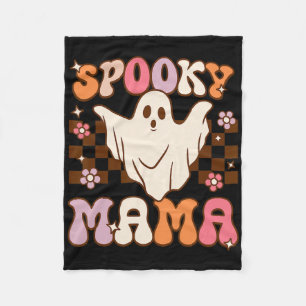 Retro Groovy Halloween Ghost Spooky Mama-Kostüm Fleecedecke