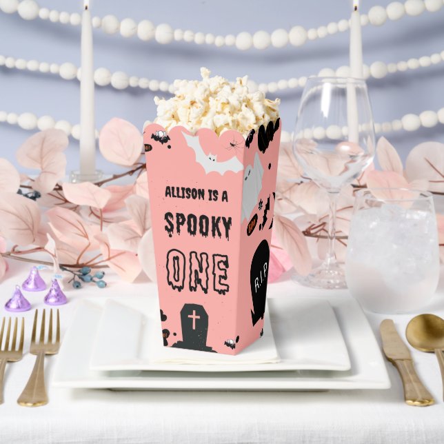 Retro Groovy Halloween leckte einen ersten Geburts Geschenkschachtel (Hochzeit)