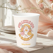 Retro Groovy Halloween Little Boo Baby Dusche