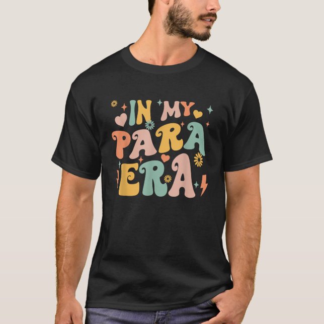 Retro Groovy in meinem Paradies T-Shirt (Vorderseite)