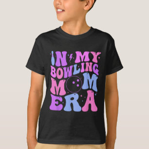 Retro Groovy in meiner Bowling-Mutter-Ära Lustig T-Shirt