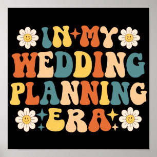 Retro Groovy in meiner Hochzeitsplanungszeit Poster