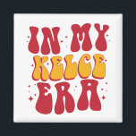 Retro Groovy in meiner Kelce-Ära Magnet<br><div class="desc">Retro Groovy in meiner Kelce-Ära</div>
