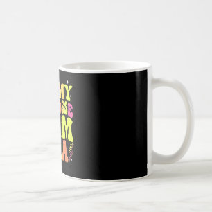 Retro Groovy in meiner Lacrosse Mama Ära Niedlich Kaffeetasse