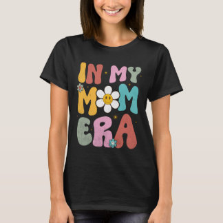 Retro Groovy in meiner Mama Ära florale Mutter Tag T-Shirt