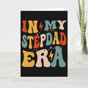 Retro Groovy In meiner Stiefvater-Ära Lustiger Vat Karte