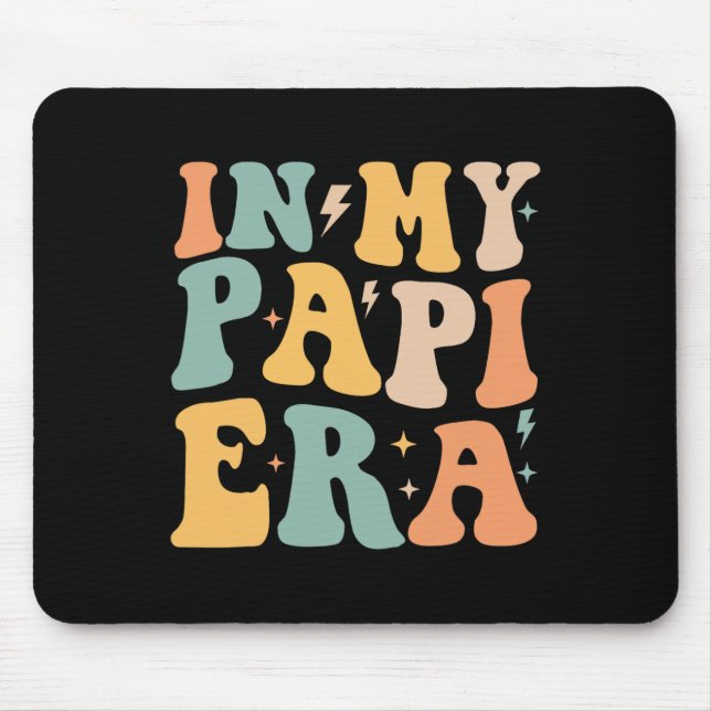 Retro Groovy in My Papi Ära Vater &# s Day Mousepad (Vorne)
