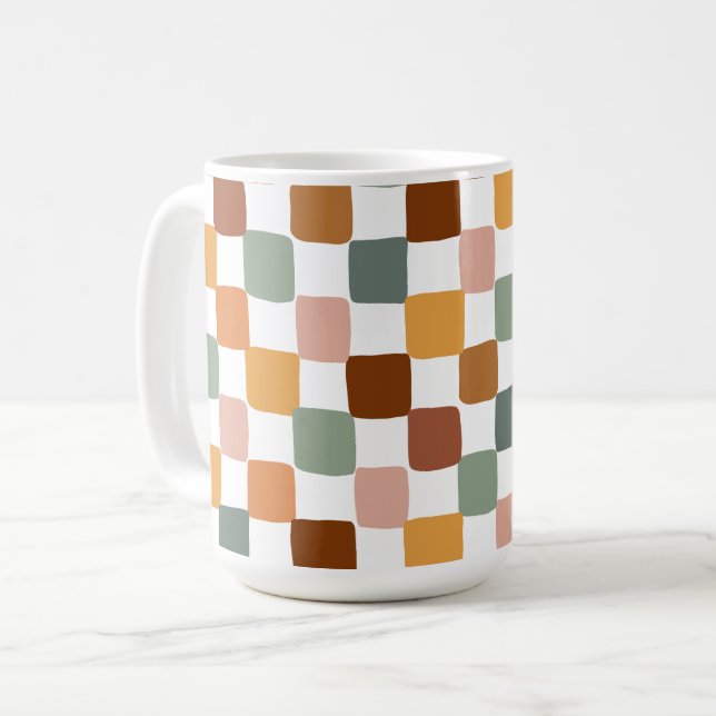 Retro Groovy Kaffeetasse (Vorderseite Links)