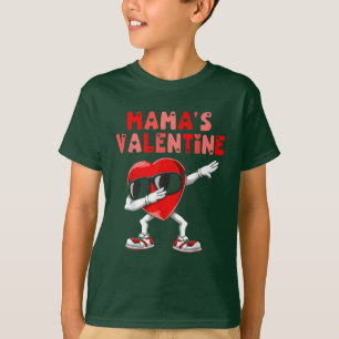 Retro Groovy Mama ist mein Niedliches Herz T-Shirt