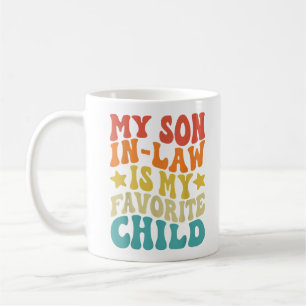 Retro Groovy Mein Schwiegersohn Ist Mein Lieblings Kaffeetasse