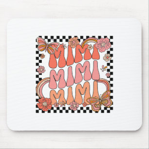 Retro Groovy Mimi Best Mimi Ever Hallo Fall Dank Mousepad